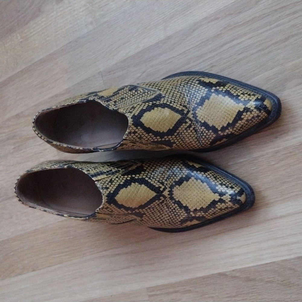 Chloe Rylee Python Embossed Ankle Bootie - image 5